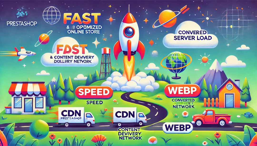 Service professionnel de CDN avec conversion automatique des images au format WebP