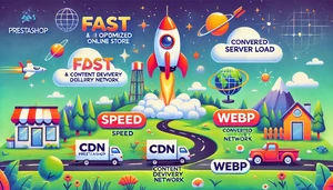 Service professionnel de CDN avec conversion automatique des images au format WebP